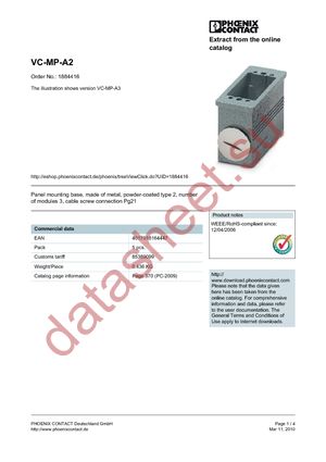 1884416 datasheet  